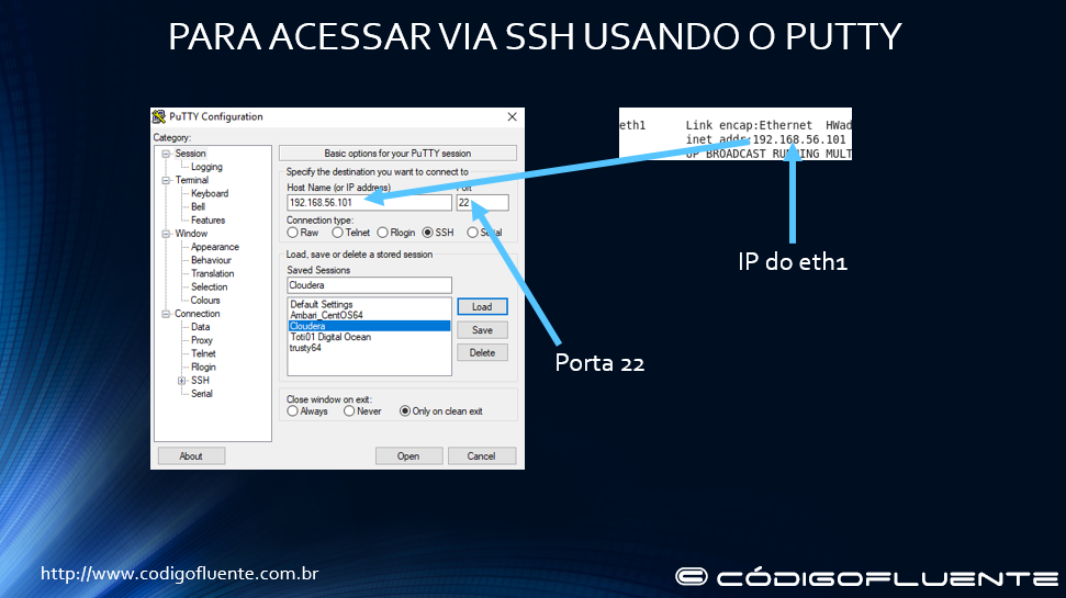 Configurando a máquina cloudera