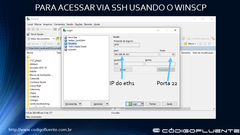 Configurando a máquina cloudera