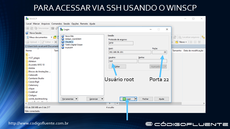 Configurando a máquina cloudera