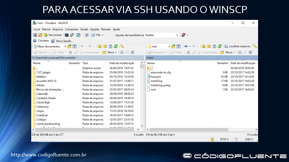 Configurando a máquina cloudera