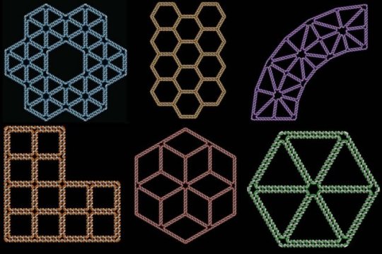 Programa de computador que traduz desenhos de formas arbitrárias em estruturas bidimensionais feitas de DNA.