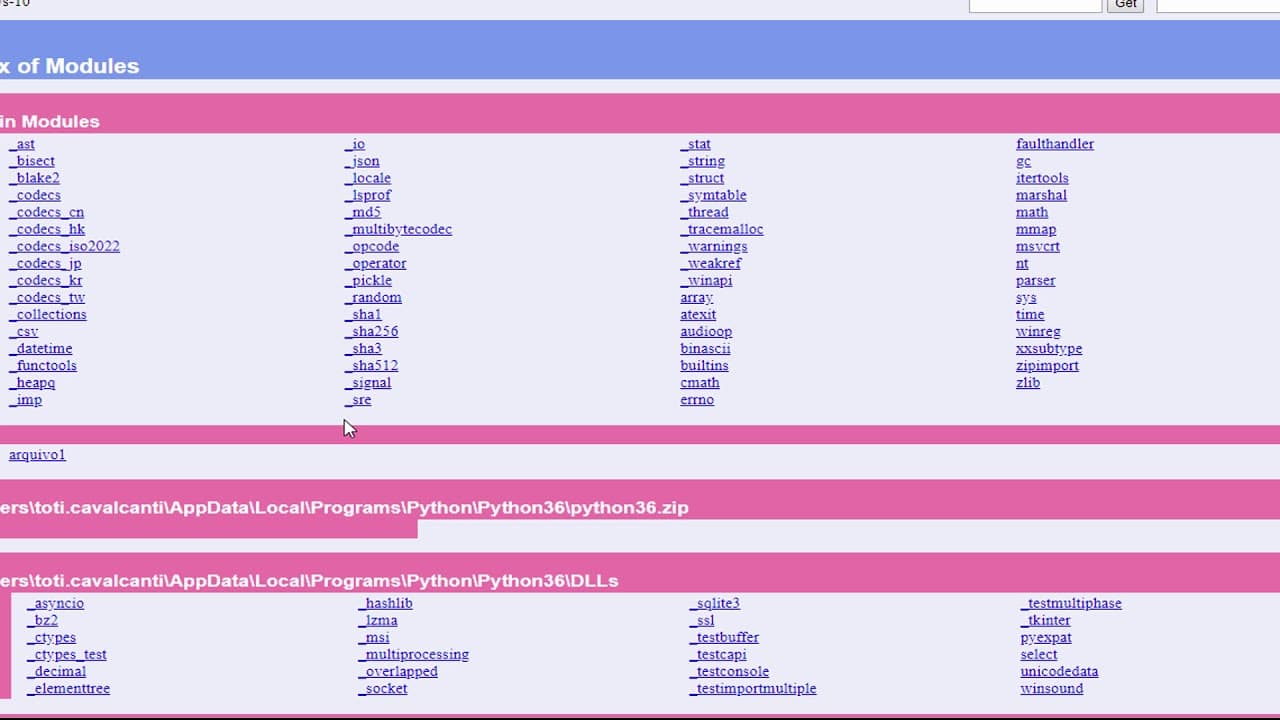 Aula 12 - Python - PyDOC - Documentação