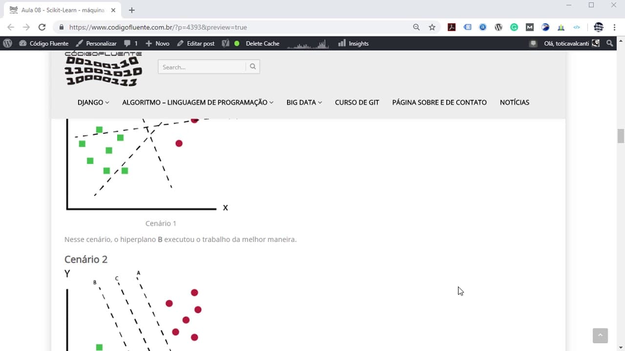 Aula 08 - Scikit-Learn - Support Vector Machine ou máquina de vetores de suporte