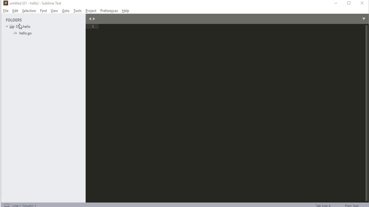 Aula 02 - Tutorial Golang - Primeiro Código - Olá Go!