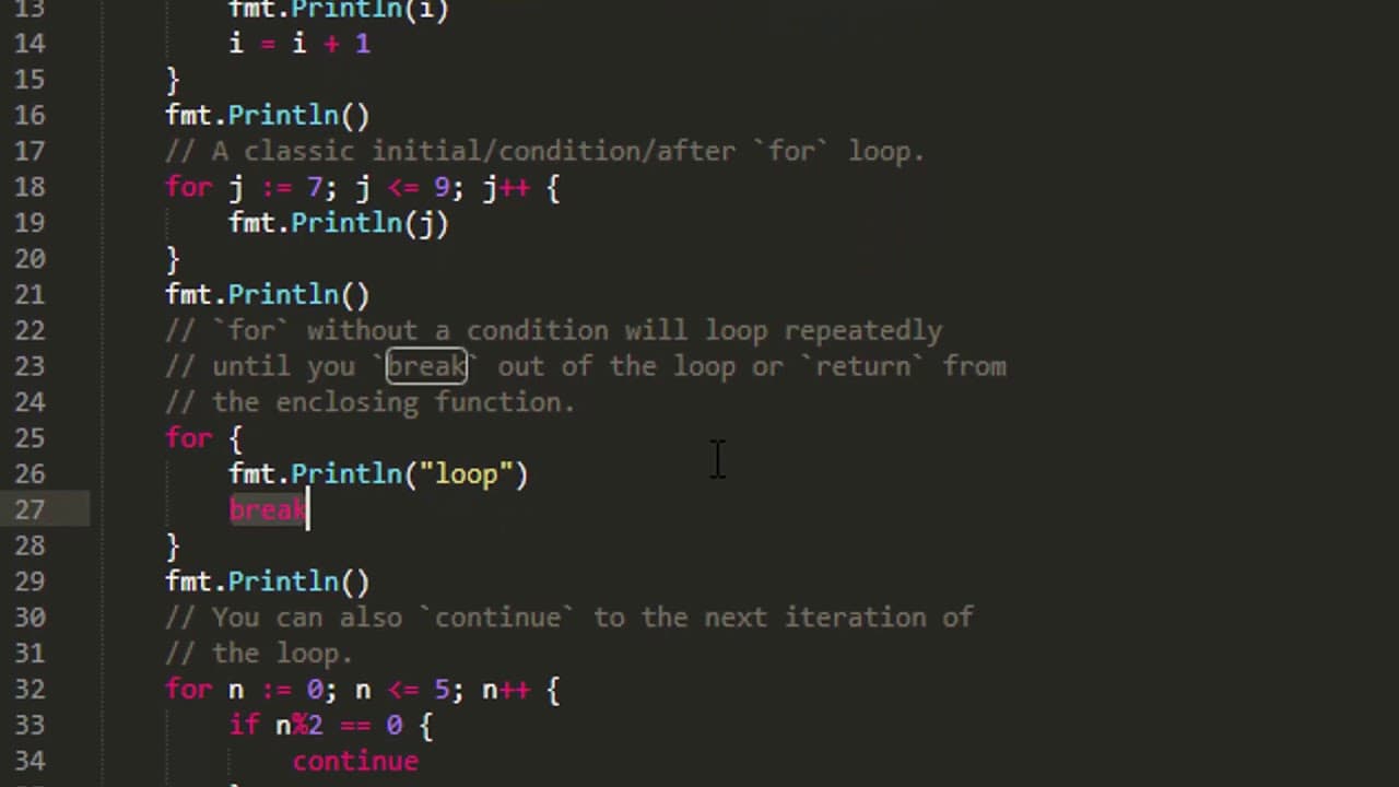 Aula 06 - Tutorial Golang - Loop - for