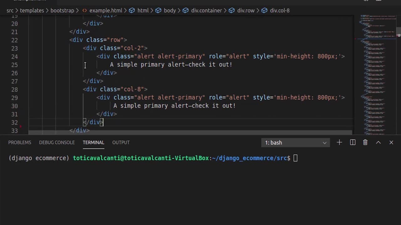 Aula 28 - Loja Online - Django - Tutorial Bootstrap - Offsets e Ordering