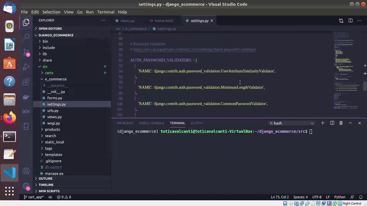 Aula 39 - Loja Online - Django - Criando o Carrinho