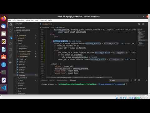 Aula 58 - Loja Online - Django - Associando o Perfil ao Pedido