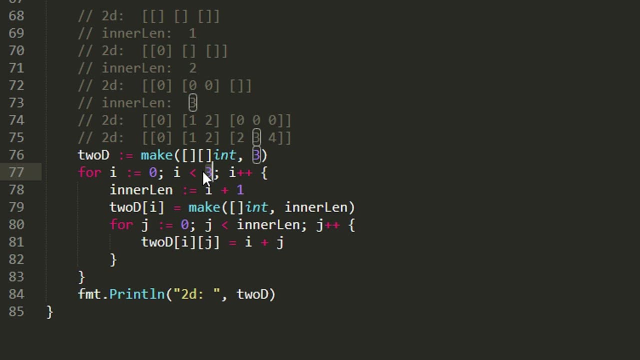 Aula 10 - Tutorial Golang - Slices