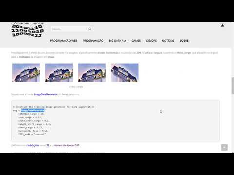 Aula 29 - Tensor Flow - Keras - Conjunto de dados CIFAR-10 - VGG 3 - Data Augmentation