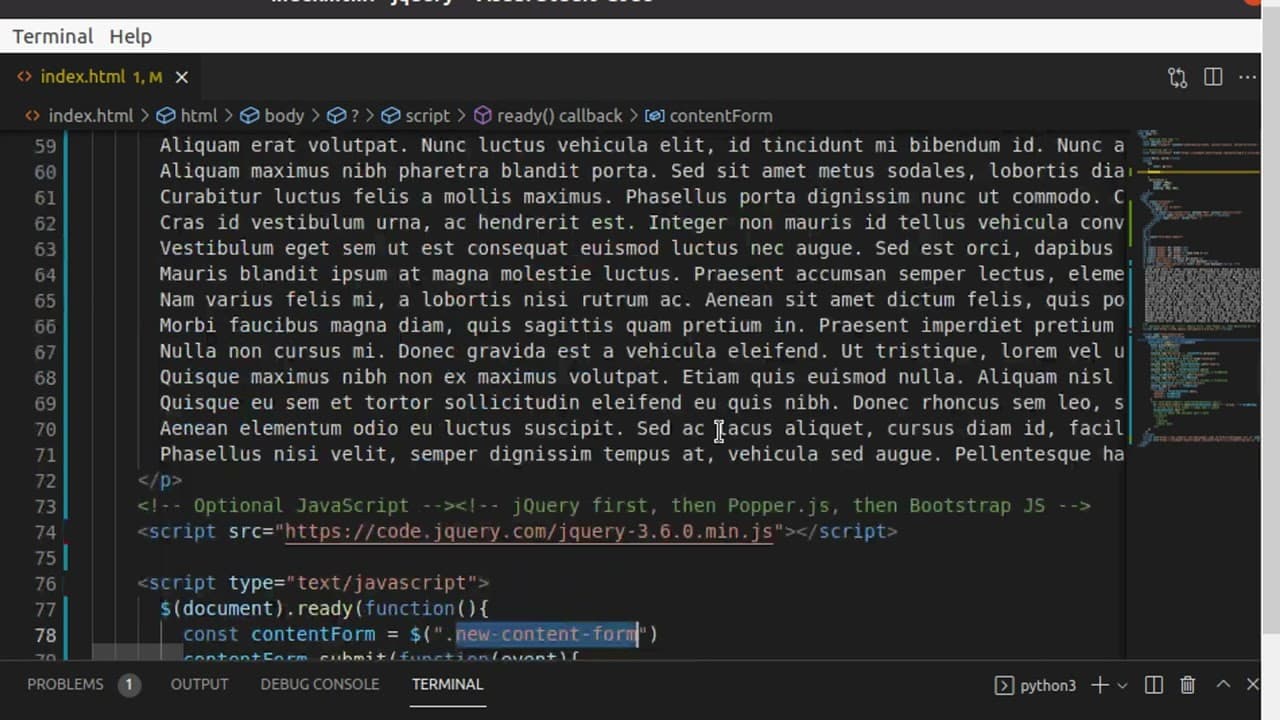 Aula 69 - Loja Online - JQuery - Aula 04 - Formulário
