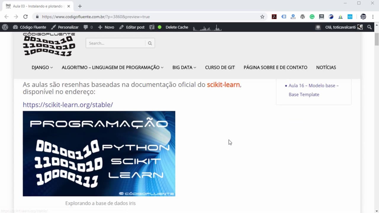 Aula 03 - Instalando e plotando gráficos com matplotlib