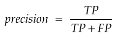 Fórmula da precisão